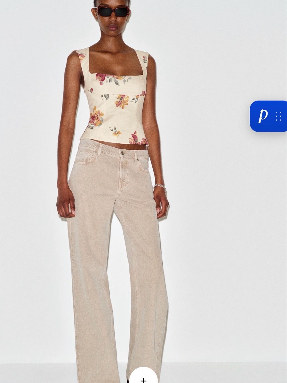 Reformation Tavish Linen Brand New top
